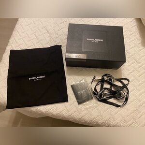 YSL dust bag, box not included.
